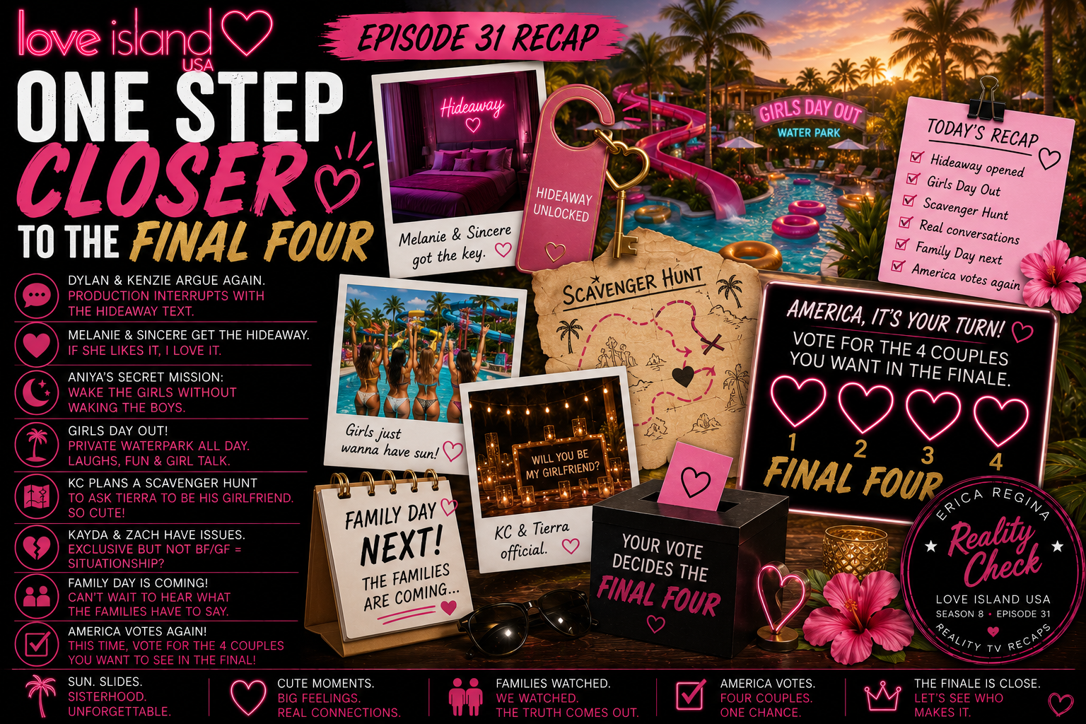 Love Island USA Season 8, Episode 31 -One Step Closer to the Final Four