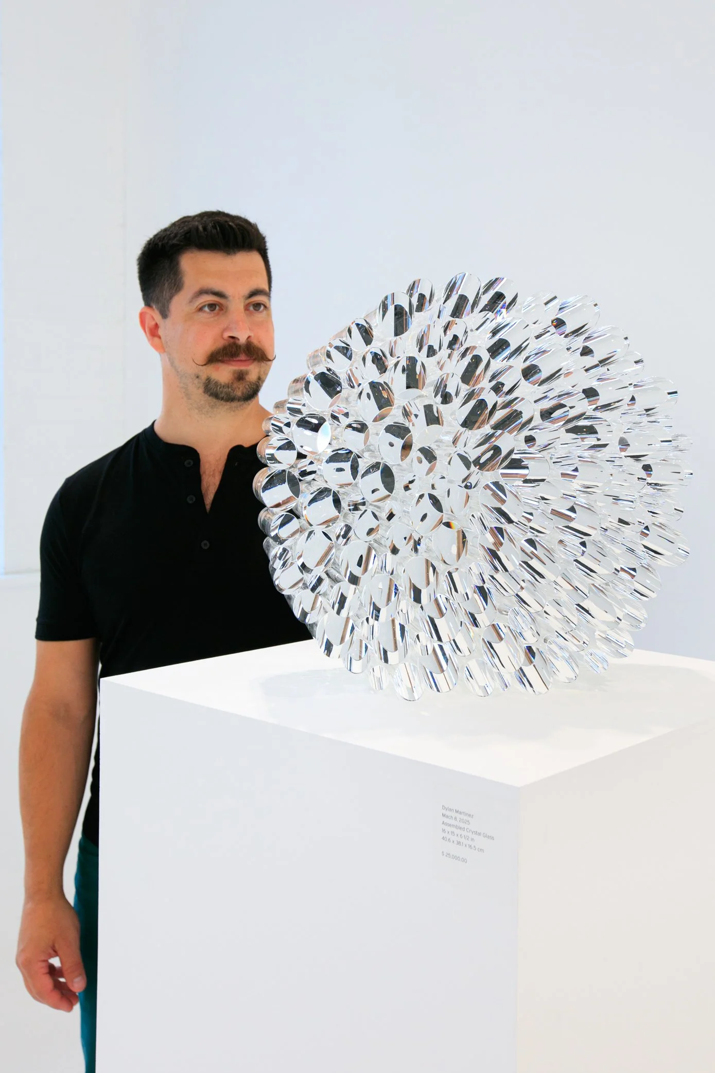 Mach 8, Solid Glass Rods, , 16 x 15 x 6.5", 2025 Photo by Suzy Gorman