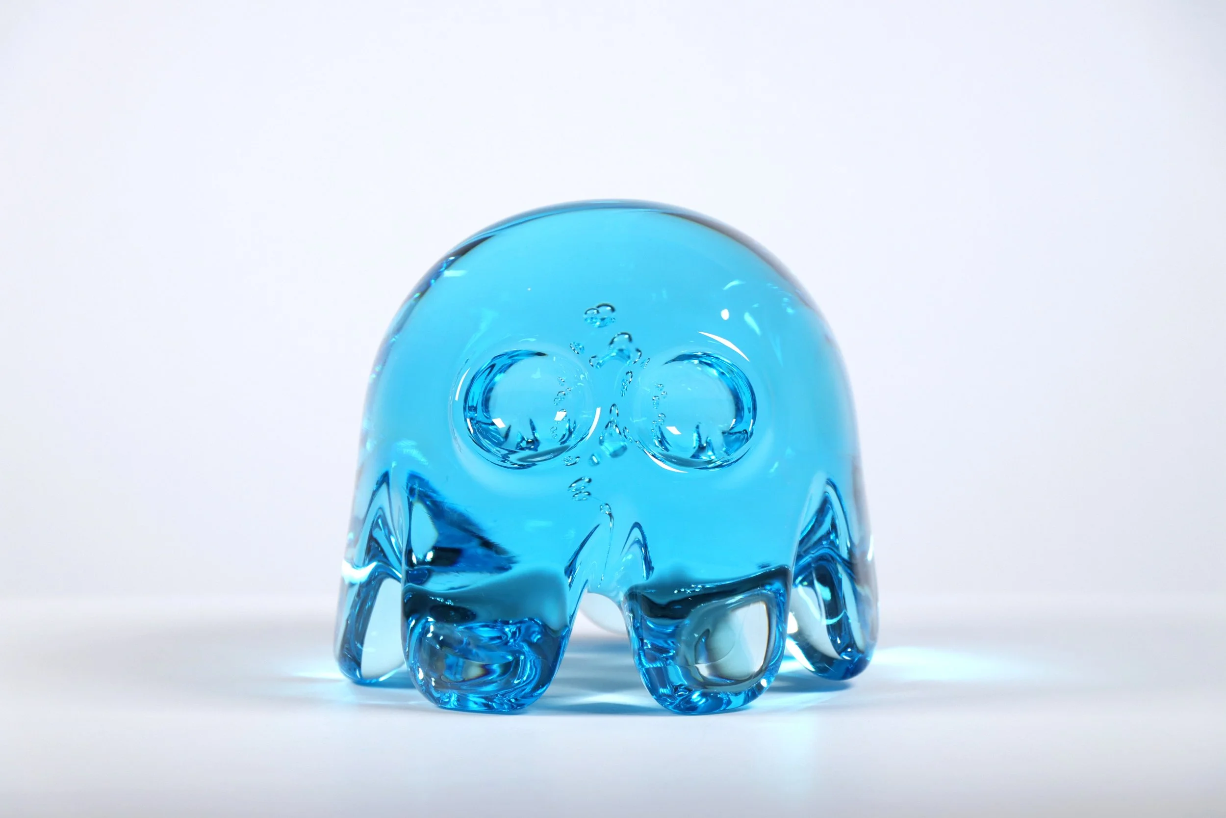 Inky Ghost, 5.5" high x 5.5" round