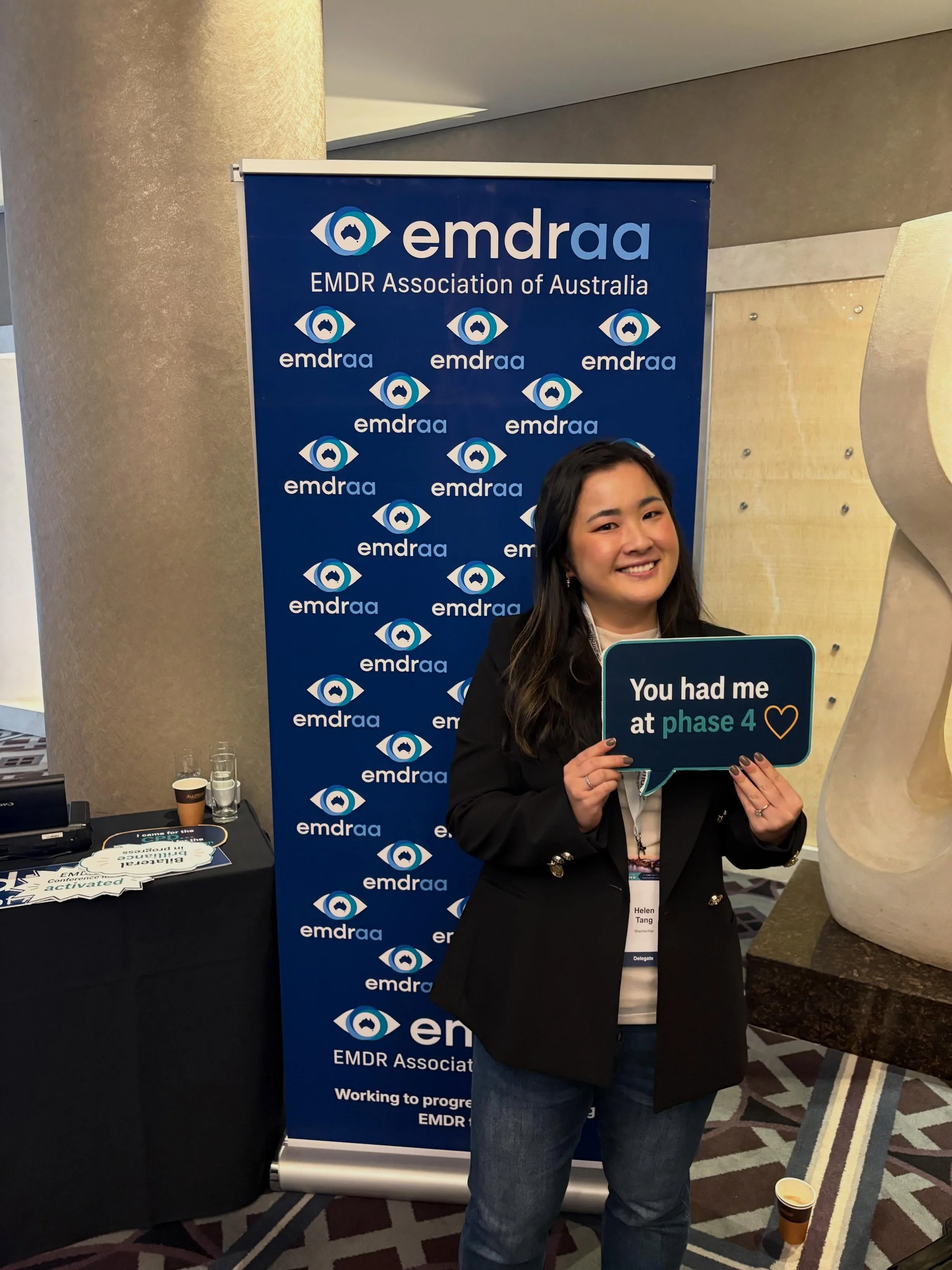 #emdraa2026 

An amazing first day of the annual 2026 EMDRAA conference here in Sydney today!
 This is always a highlight of my year being able to totally immerse myself in the world of trauma informed therapy and connecting with so many brilliant mi