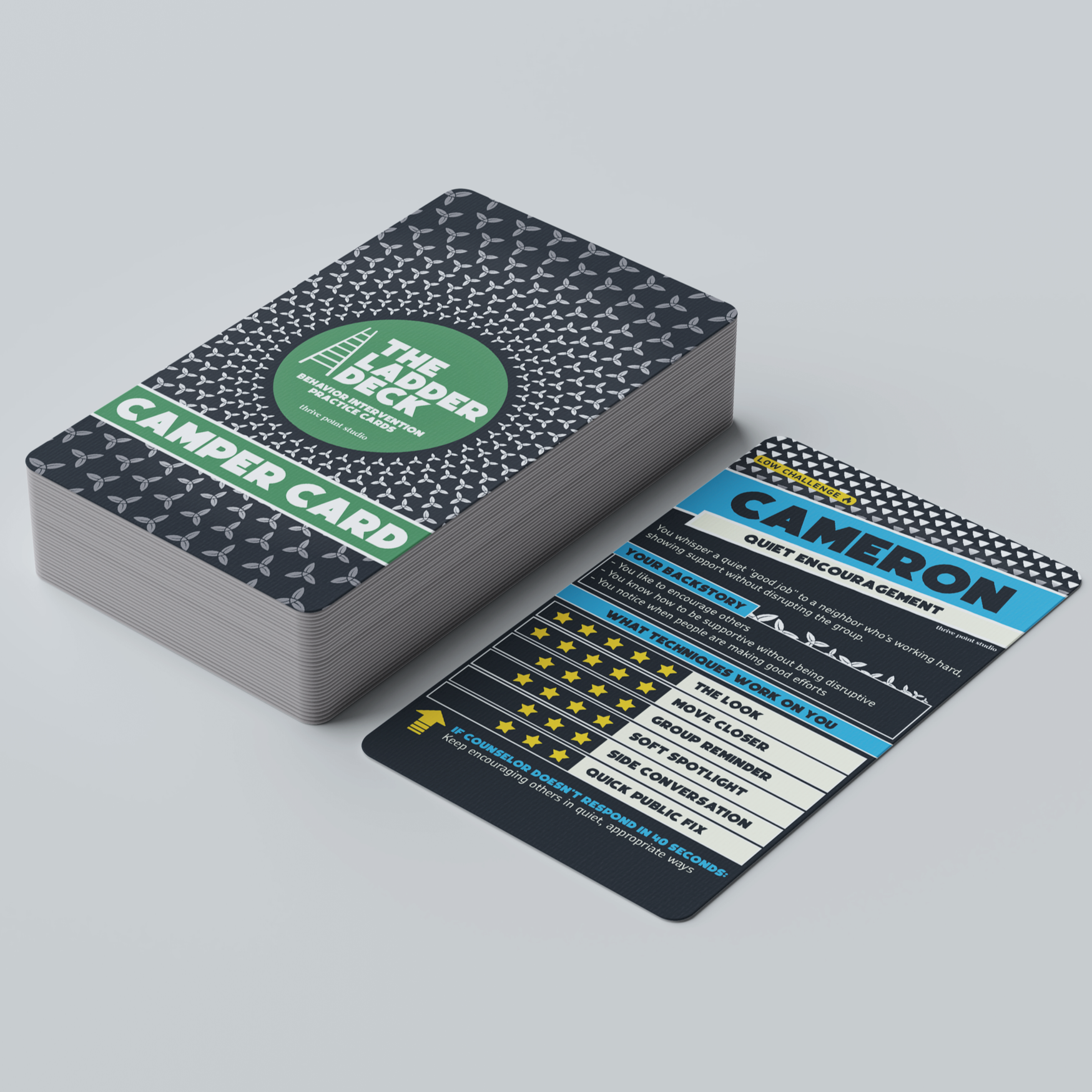 Ladder of Action Behavior Management Training Card Deck