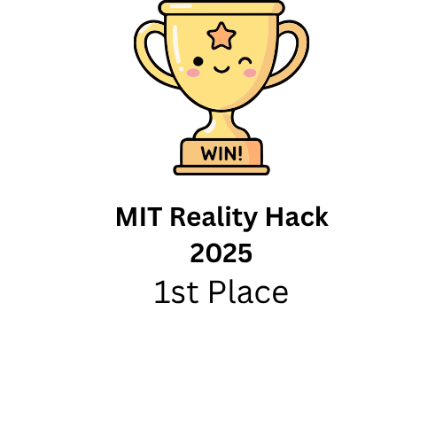 Akilah Martinez Glittering World Girl wins MIT Reality Hack 2025 1st Place