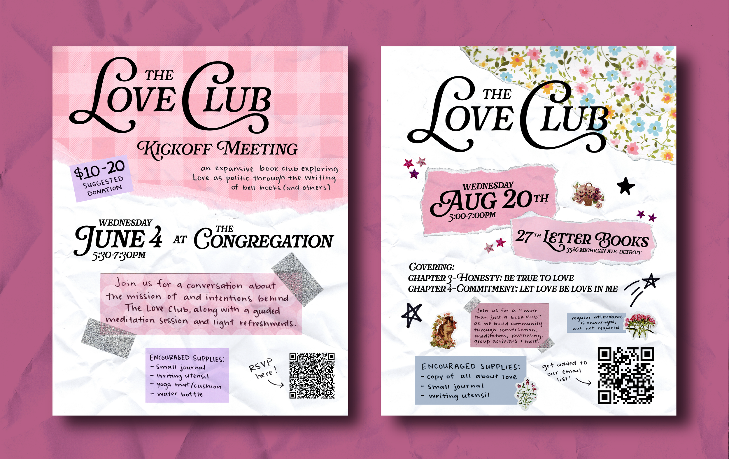the love club promo posters