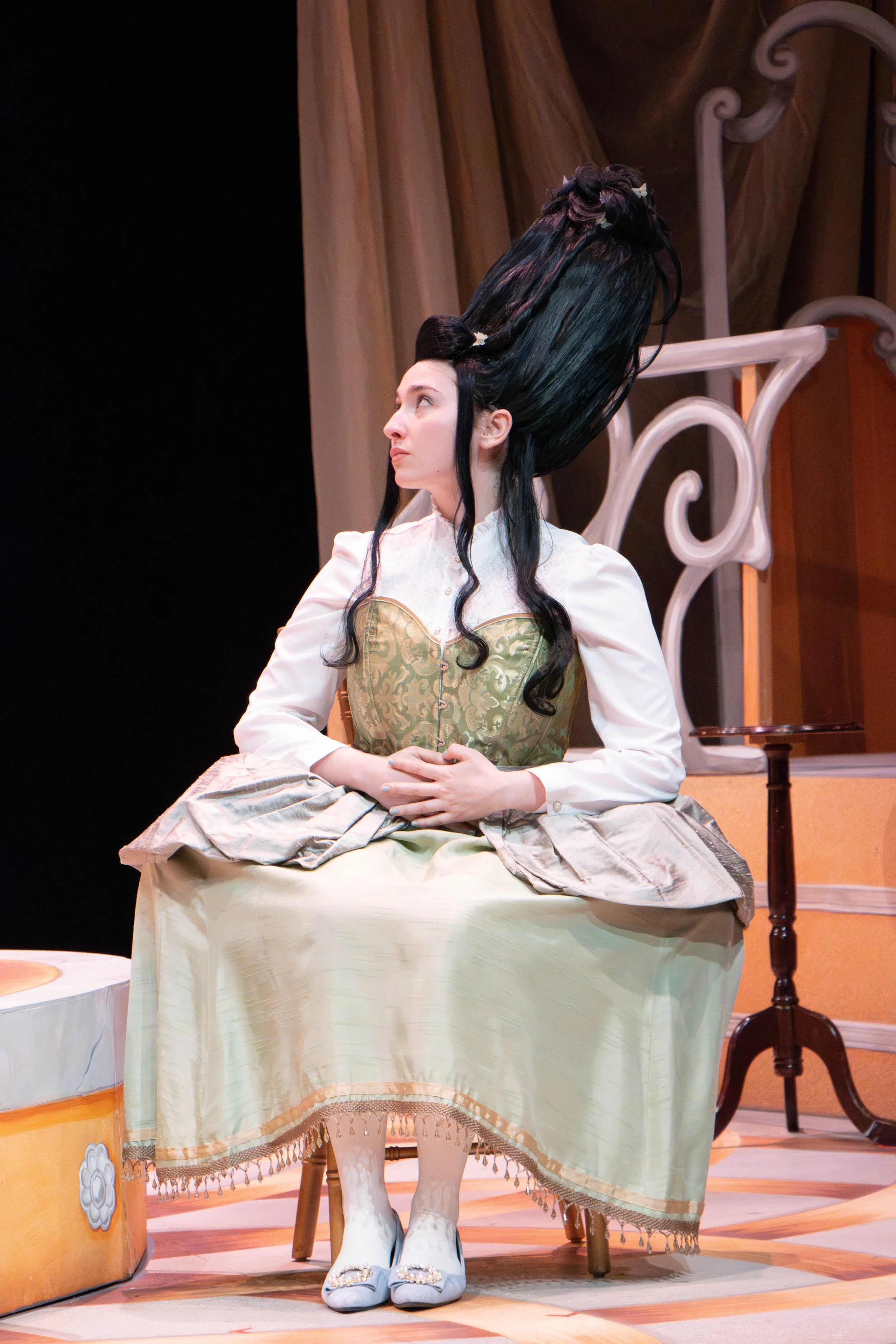Polignac in "Marie Antoinette" by David Adjmi. Photo by Tom Kelleher.