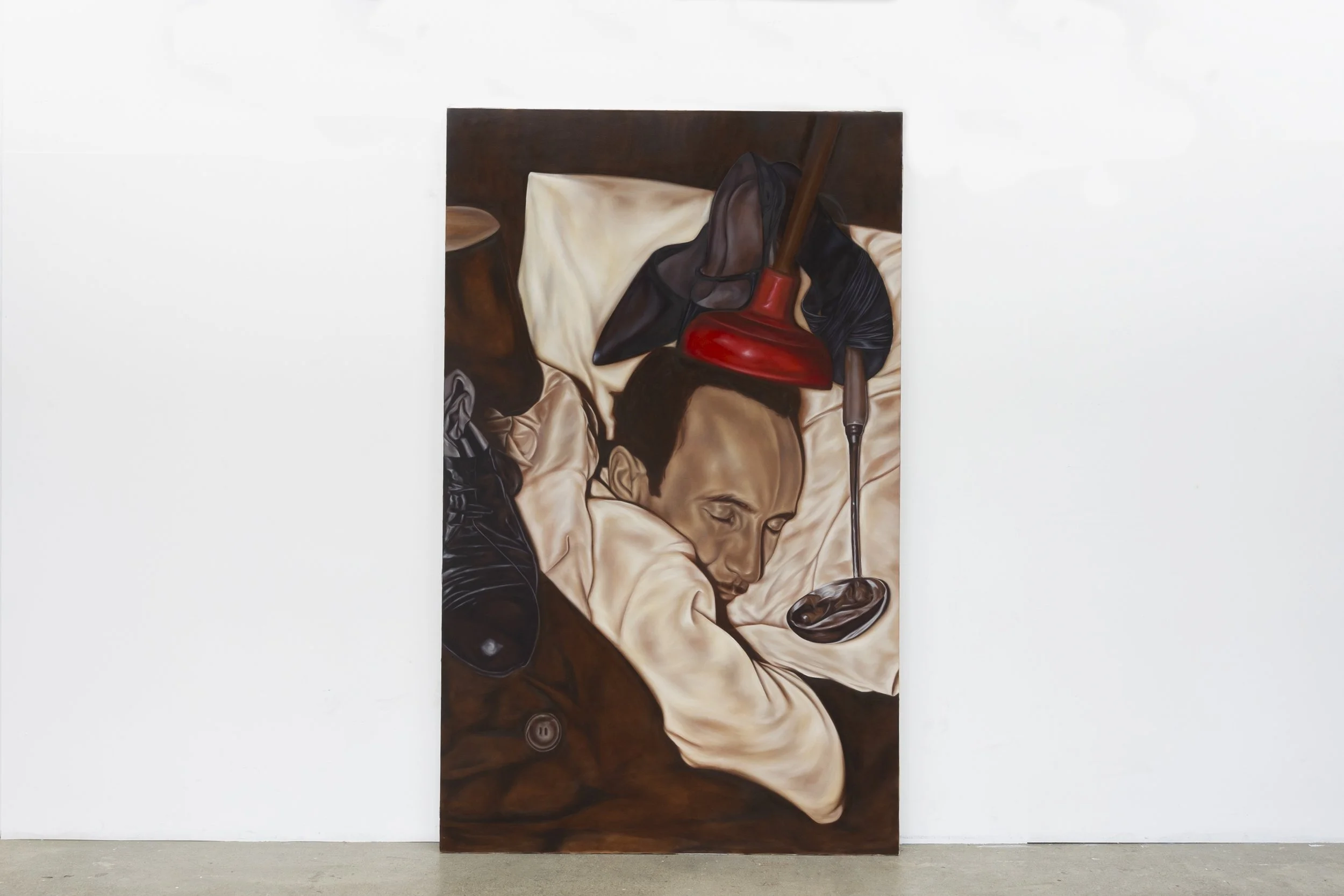 Album 1: Ramallah: 1940's: 1, 2025, Oil on Linen, 260x160 cm