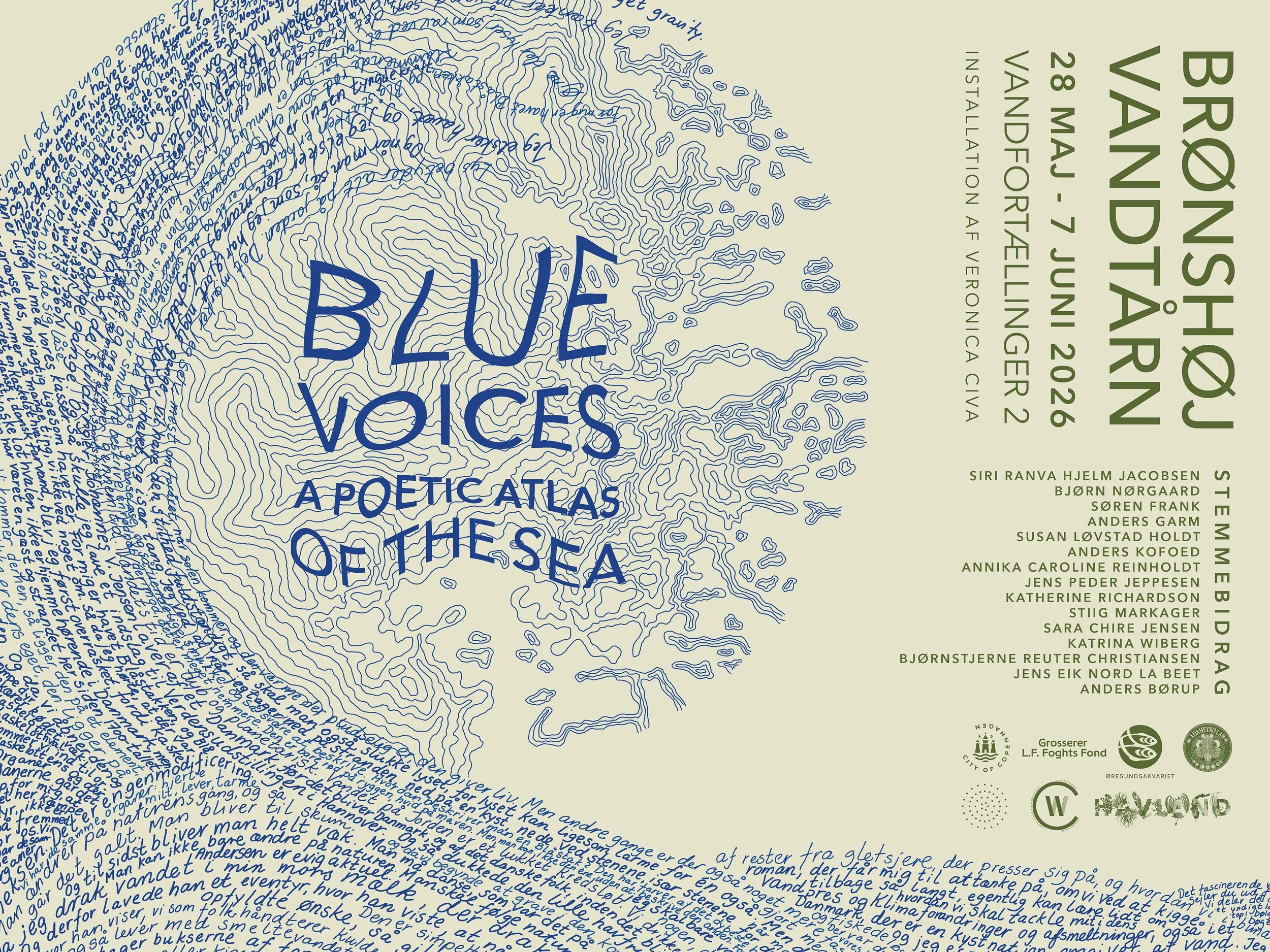 BLUE VOICES – A Poetic Atlas of the Sea is a site-specific installation of voices, sound and immersive audiovisual landscapes exploring humanity’s relationship with the sea through experience, sensing and imagination.
With the sea as its point of dep