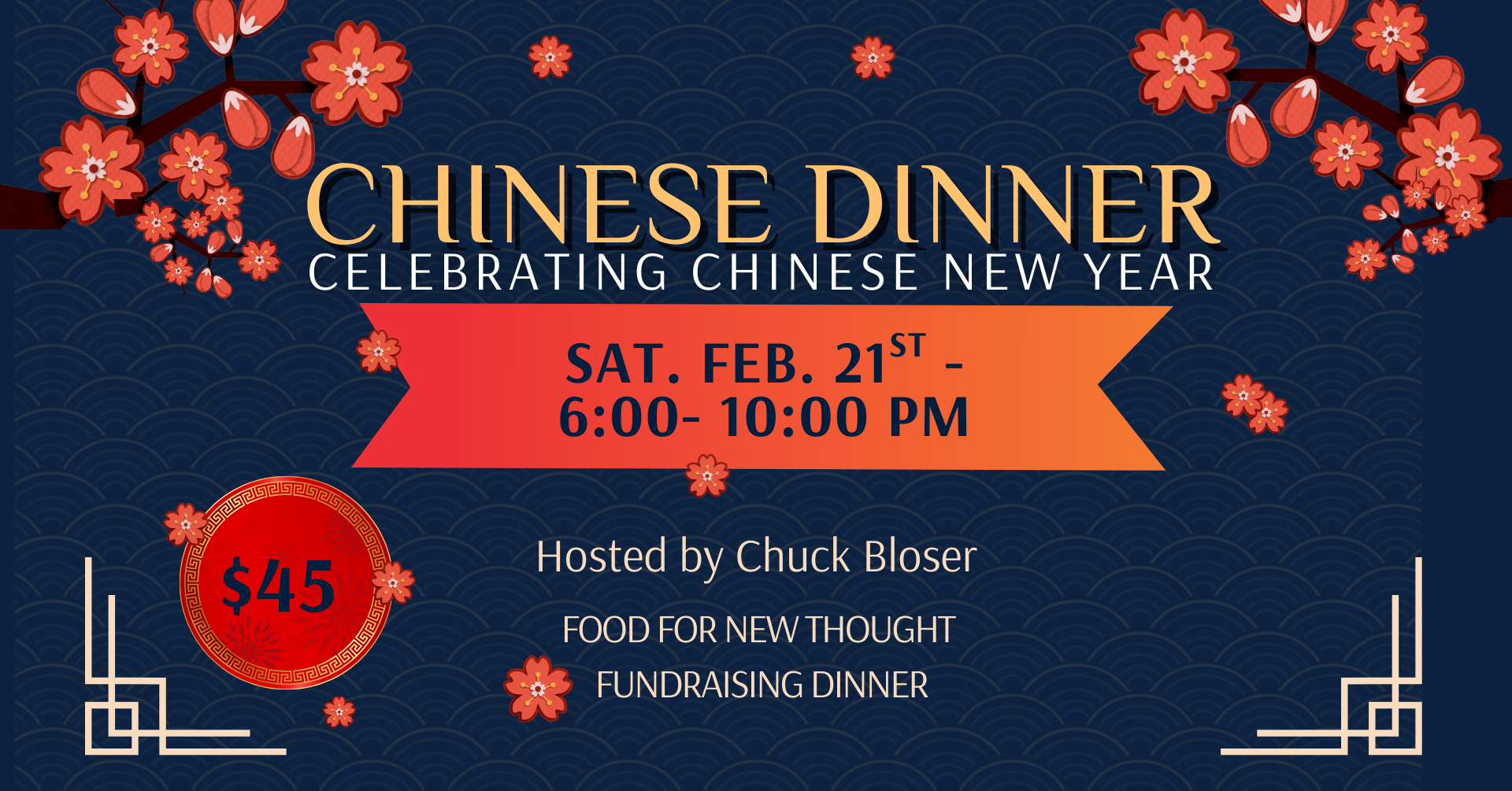 Food for New Thought Fundraising Dinner