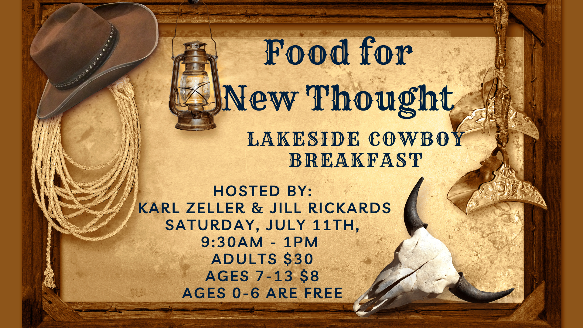 Food for New Thought - Lakeside Cowboy Breakfast