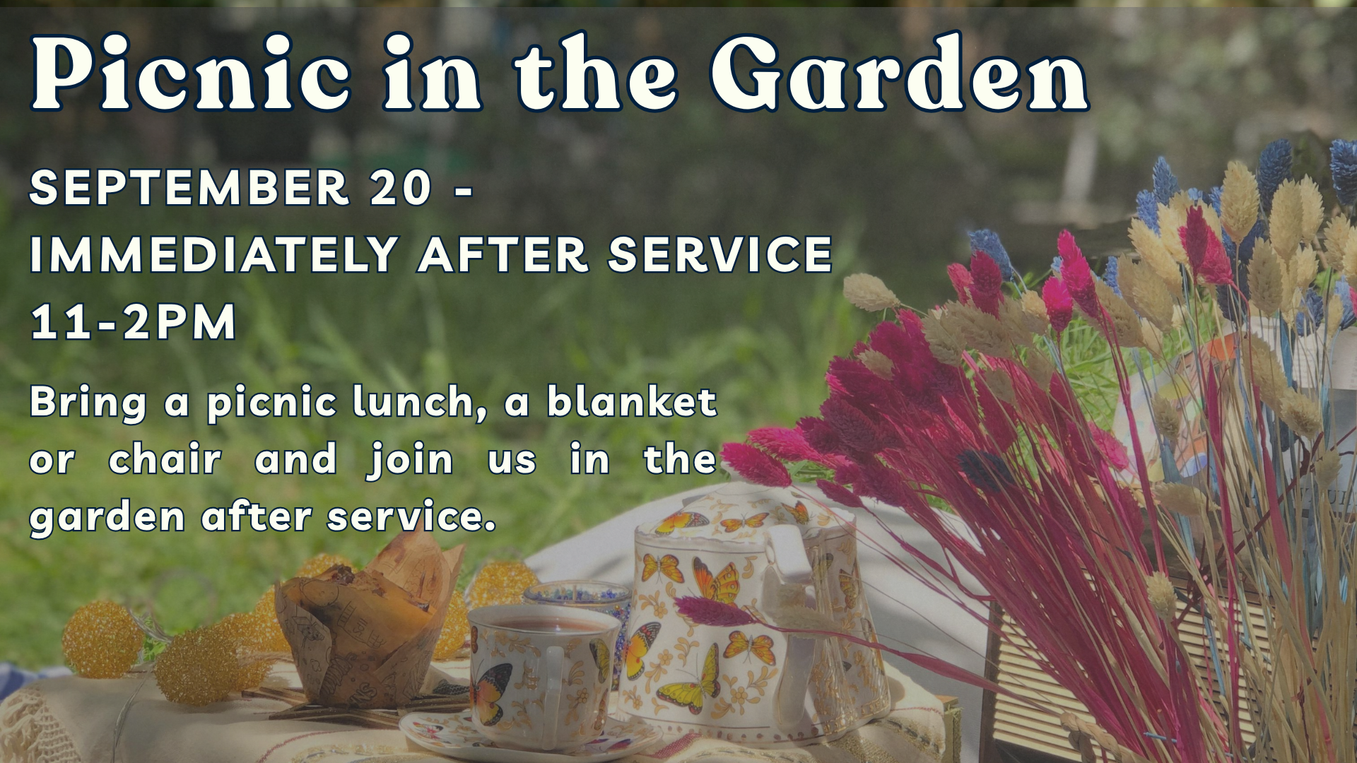 Picnic In The Garden