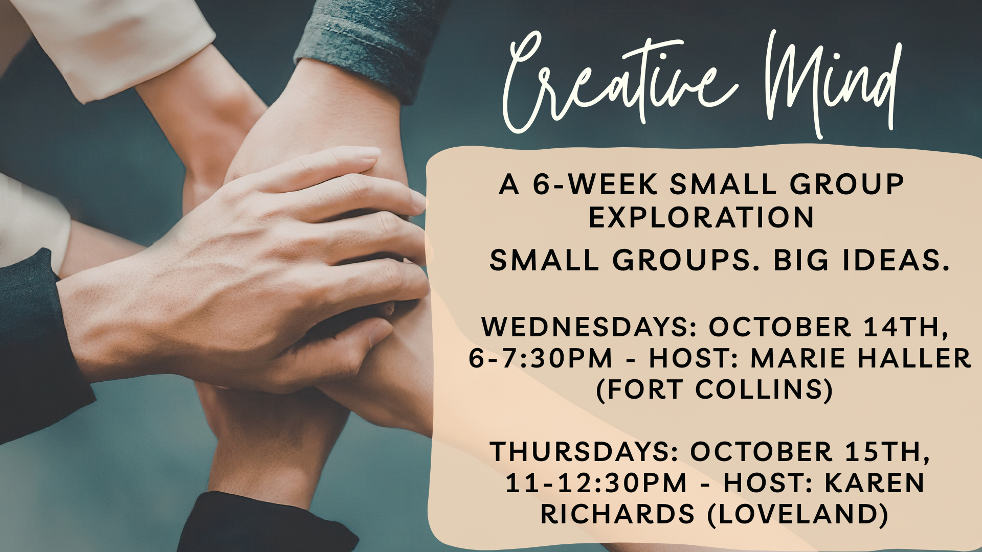 Creative Mind:  A 6-Week Small Group Exploration