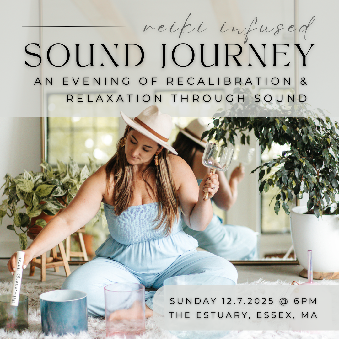 Reiki Infused Sound Journey with lauren Aloisio.  An evening of recalibration + Relaxation through sound. 