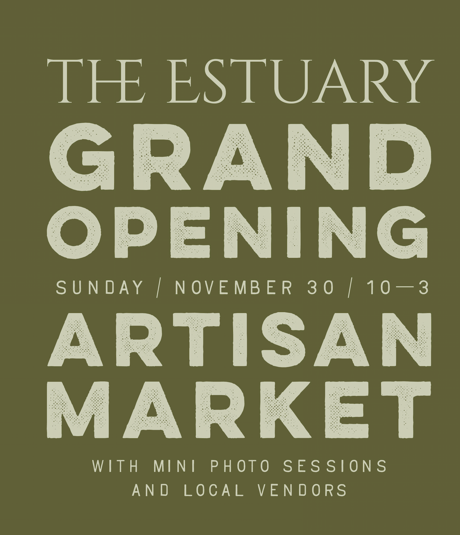 HOLIDAY ARTISAN MARKET + GRAND (RE)OPENING!