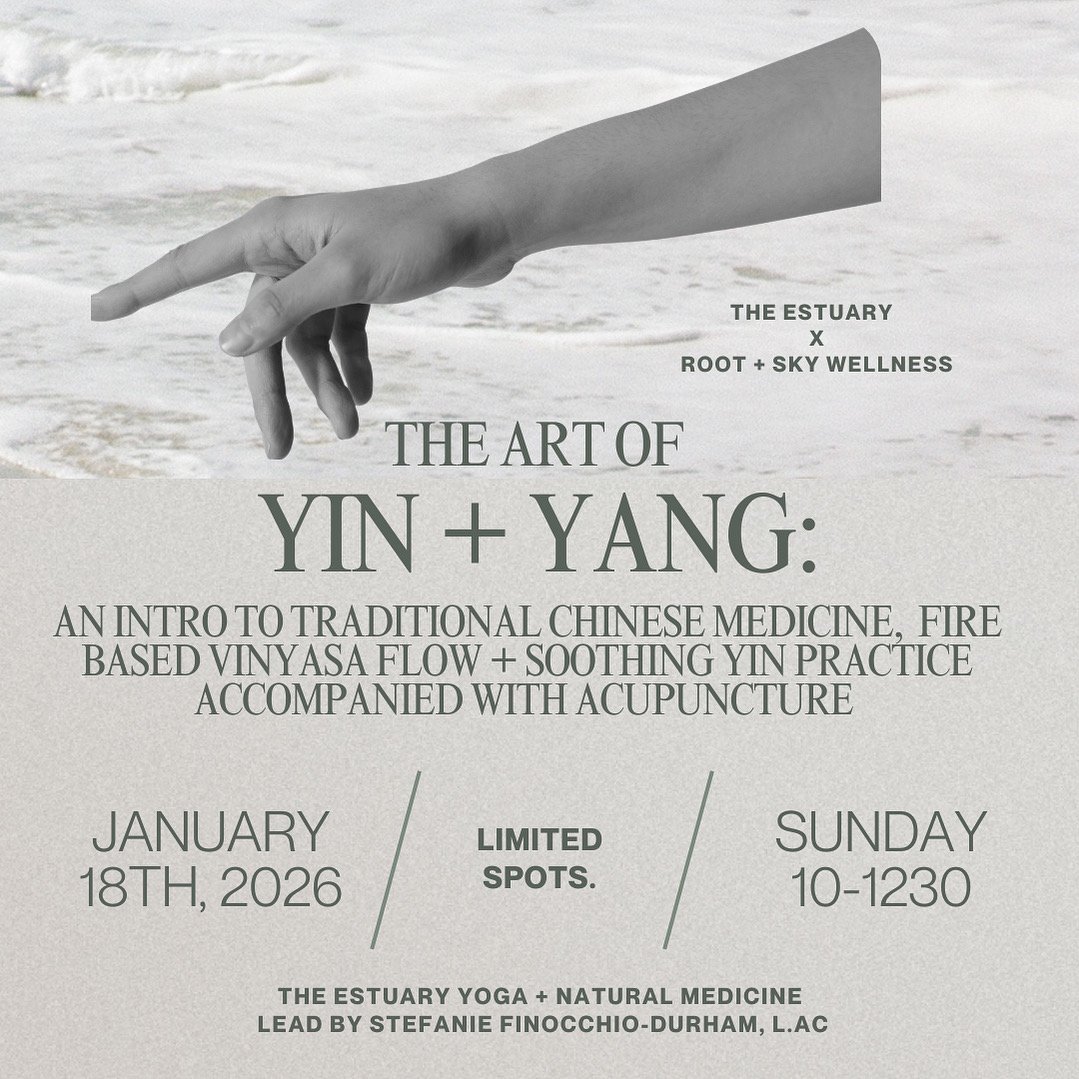 The Art of Yin + Yang:  An intro to traditional Chinese medicine, fire based vinyasa flow + soothing yin practice accompanied with acupuncture 