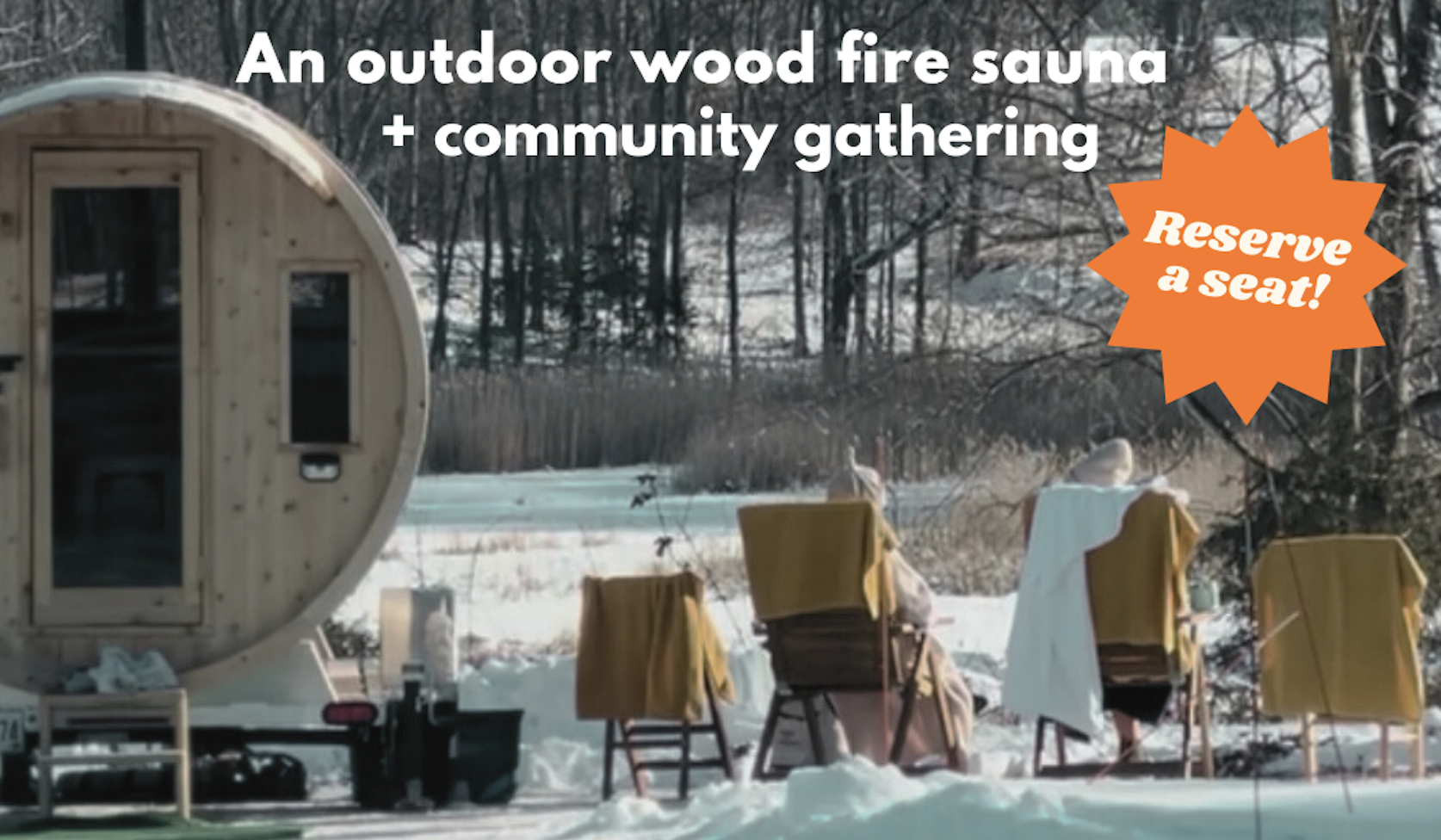 Sweat + Reset:  Community Sauna + Gathering 