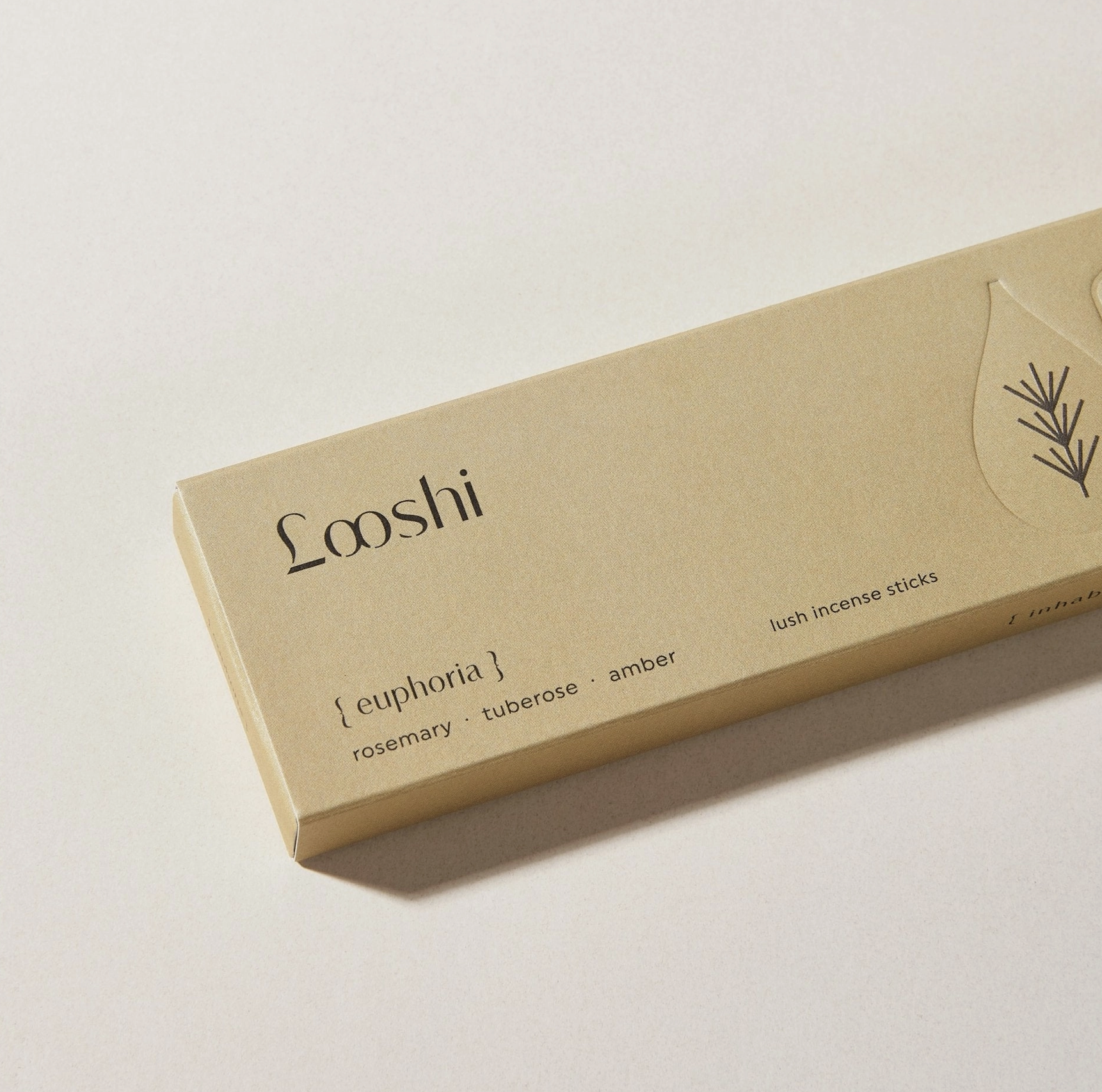 Euphoria Natural Incense Sticks with Rosemary, Tuberose, Amber