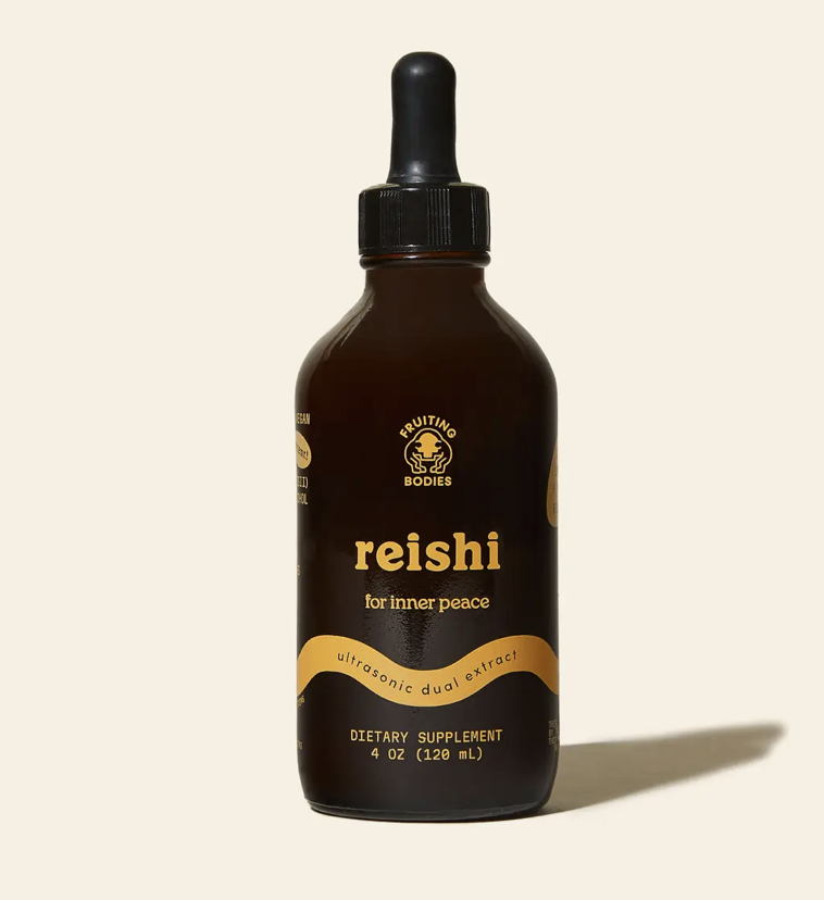 Fruting Bodies Reishi Dual Extract Tincture - 4oz