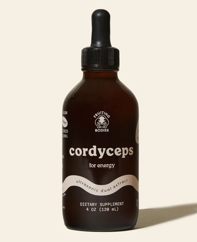 Fruting Bodies Cordyceps Dual Extract Tincture - 4oz