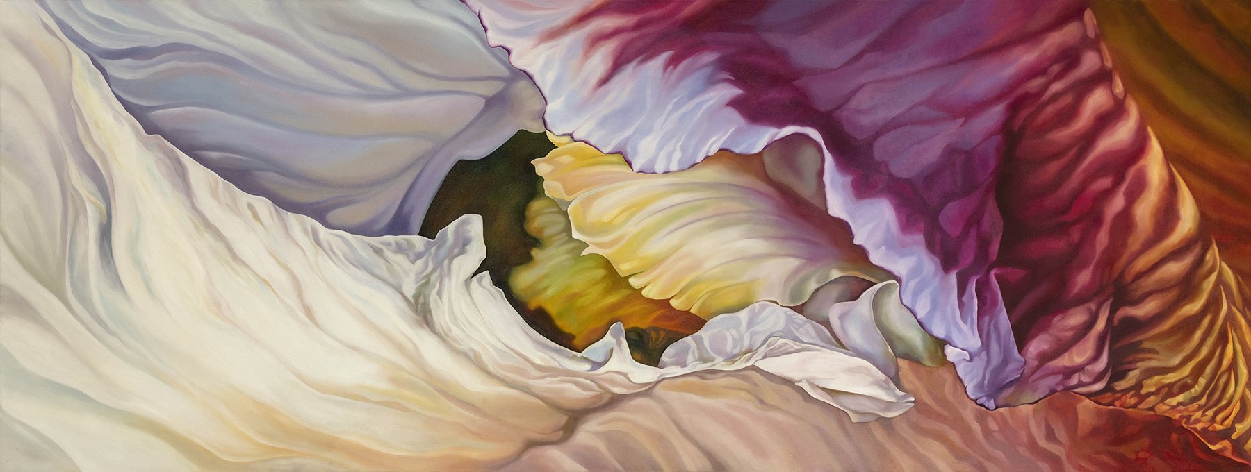 Oil on Canvas. 36" X 90"