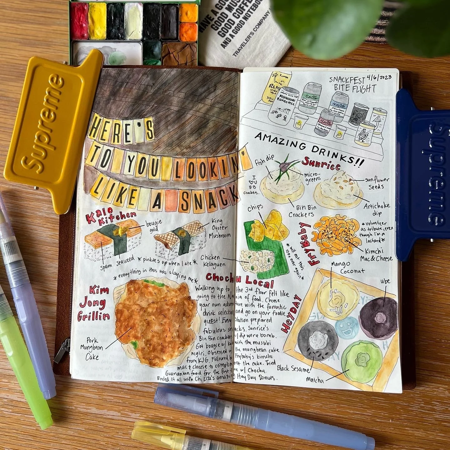 Snackfest Food Doodle