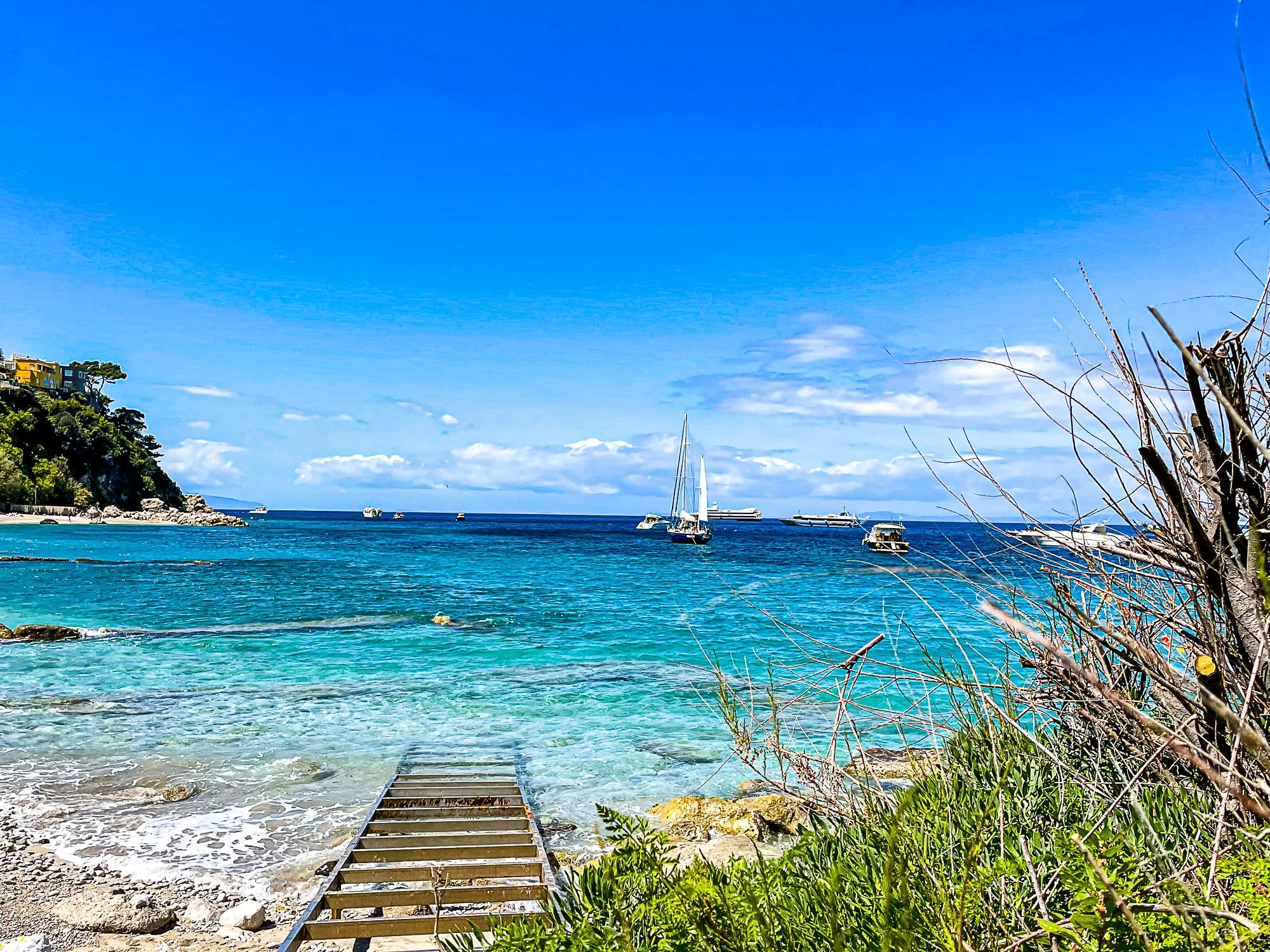 Beach views on Capris 