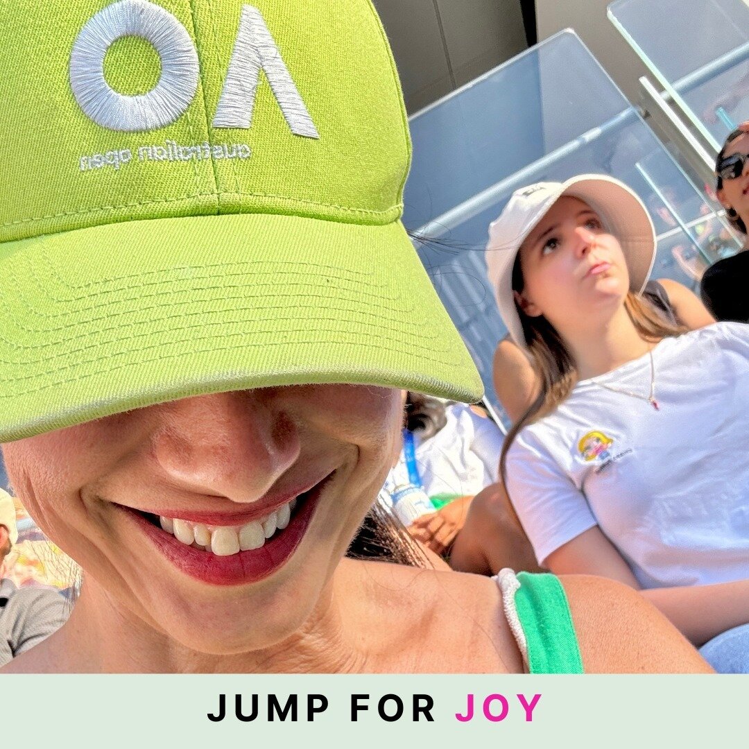 Life is too short to delay joy. ⁠
⁠
As you may have gathered, I've been going to the Australian Open, I had tickets for Sunday, Tuesday and Wednesday and then not again until Sunday (and I'll be there today--ha--told you I was obsessed!😍🎾)⁠
⁠
But..