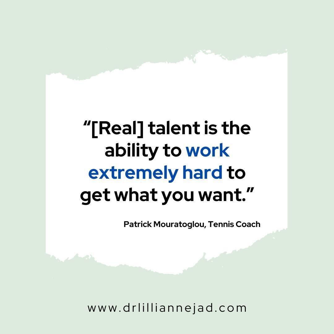 To achieve success, you have to be willing to work for it. ⁠
⁠
Talent only takes you so far.⁠
⁠
Desire and even the right mindset aren't enough to get you where you want to go.⁠
⁠
You have to DO something. ⁠
⁠
You have to put in the effort.⁠
⁠
Your m