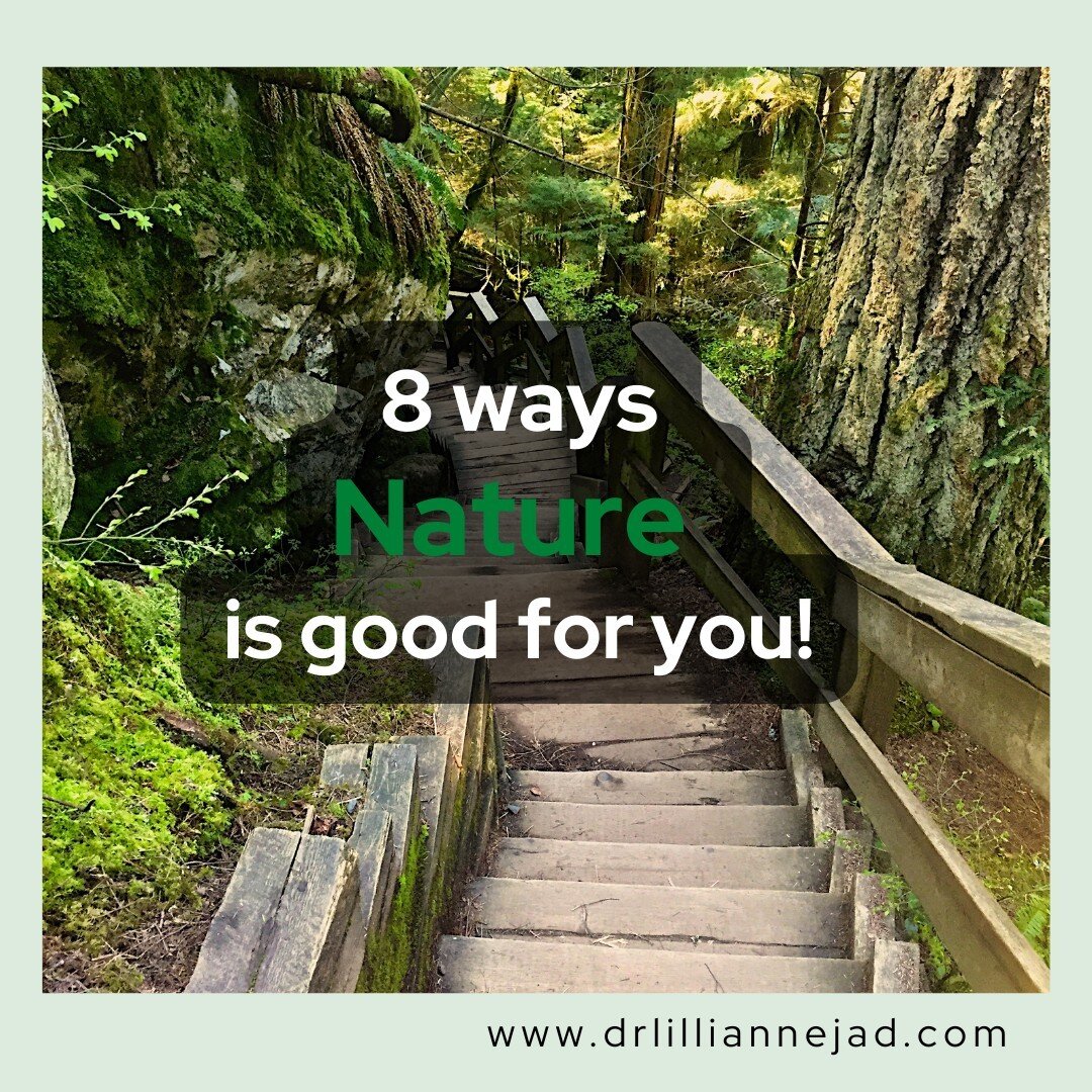 Let's end the debate of nature versus nurture.⁠
⁠
Nature is nurture!⁠
⁠
Nature is great for mental and physical health.⁠
⁠
Spend time in both GREEN spaces (parks, woods) &amp; BLUE spaces (ocean, lakes).⁠
⁠
And if you can't get outside, don't worry b