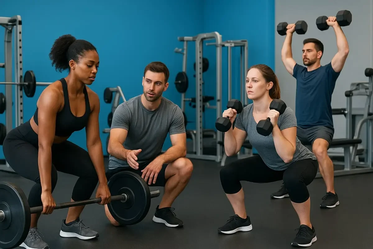 North Vancouver gym trainer coaching form