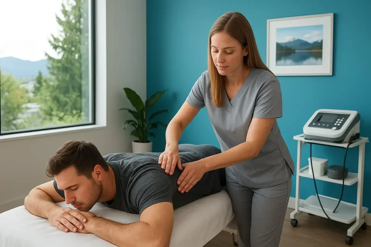 Body massage treatment in North Vancouver