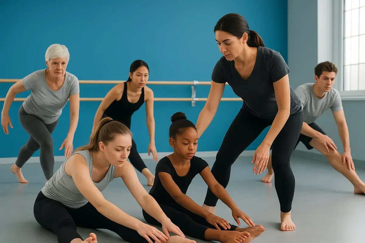 Injury prevention guidance from dance instructor