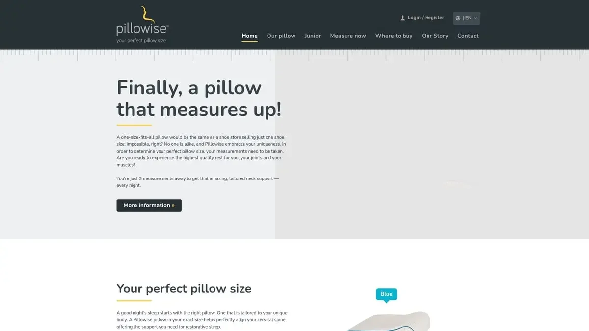 North Vancouver Pillowise orthopedic pillows