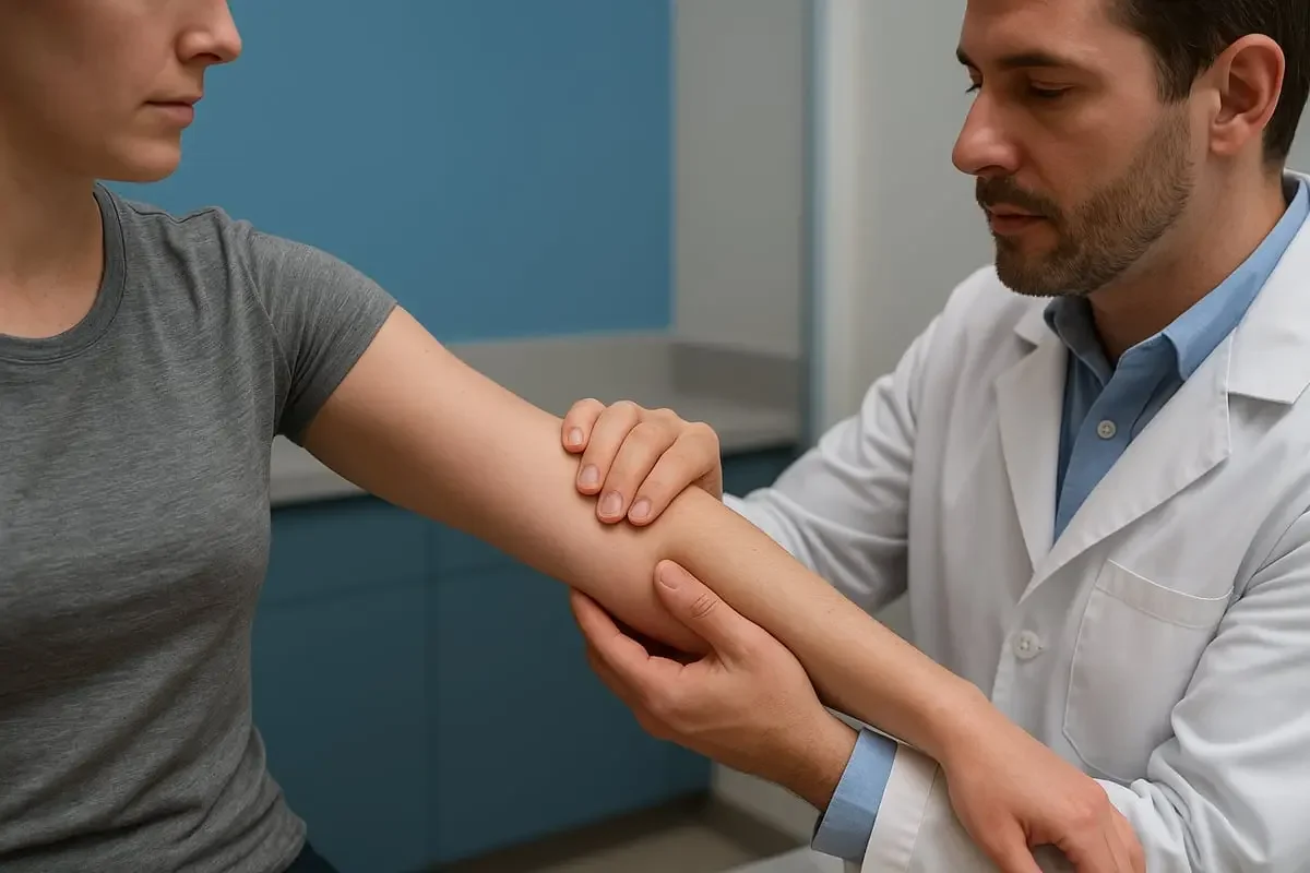 North Vancouver golfer's elbow physio assessment