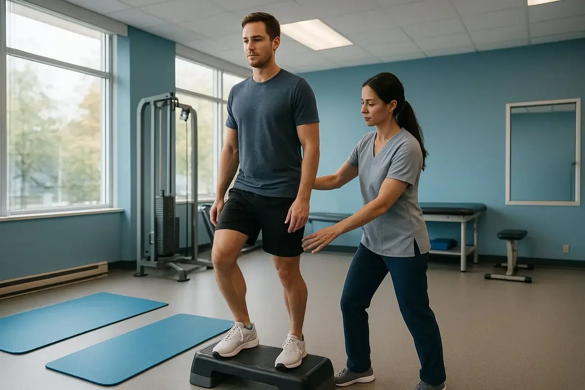 Calf strain rehab in North Vancouver