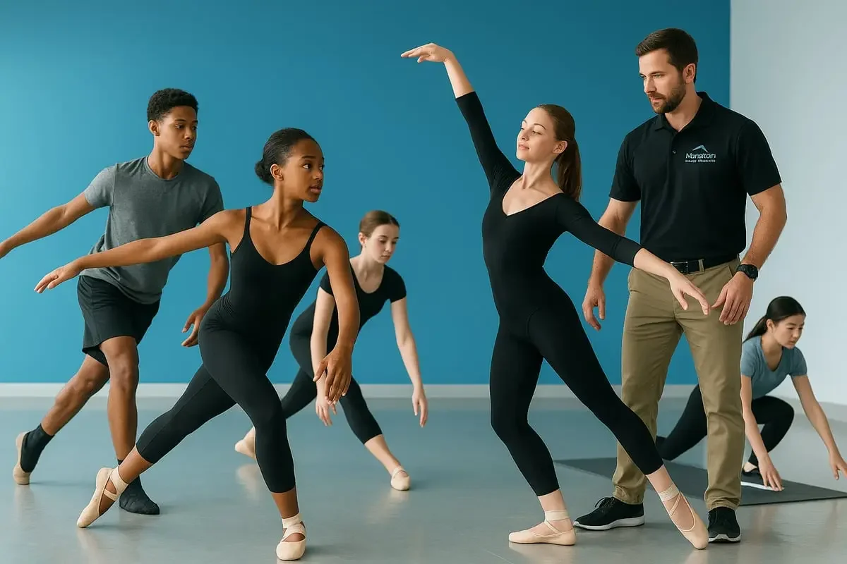 Dancing warm-up in North Vancouver