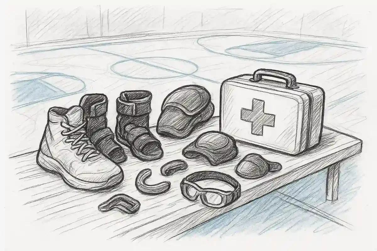 Basketball safety equipment