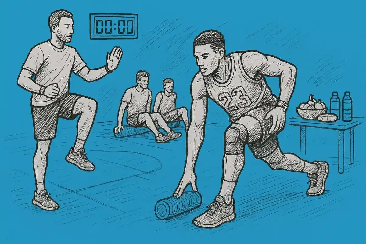 Basketball warm-up to reduce injury