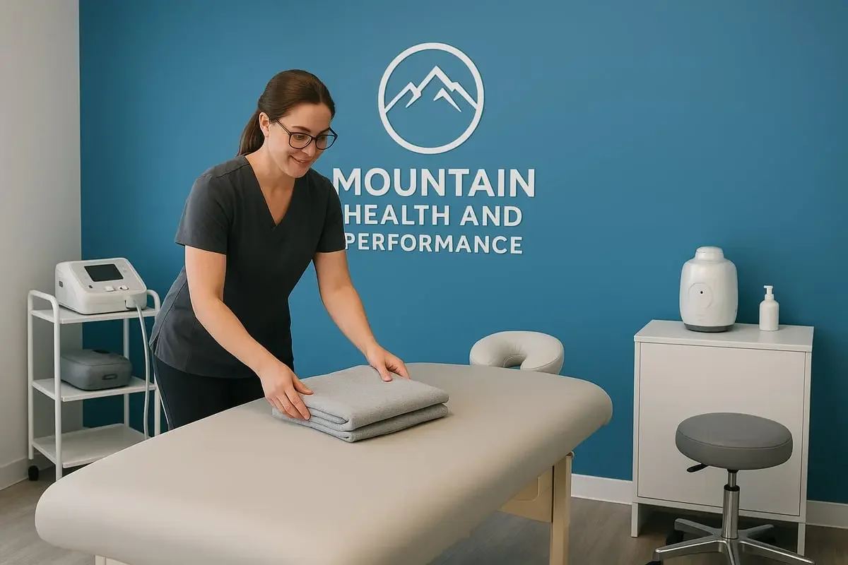 Massage room preparation for deep tissue massage