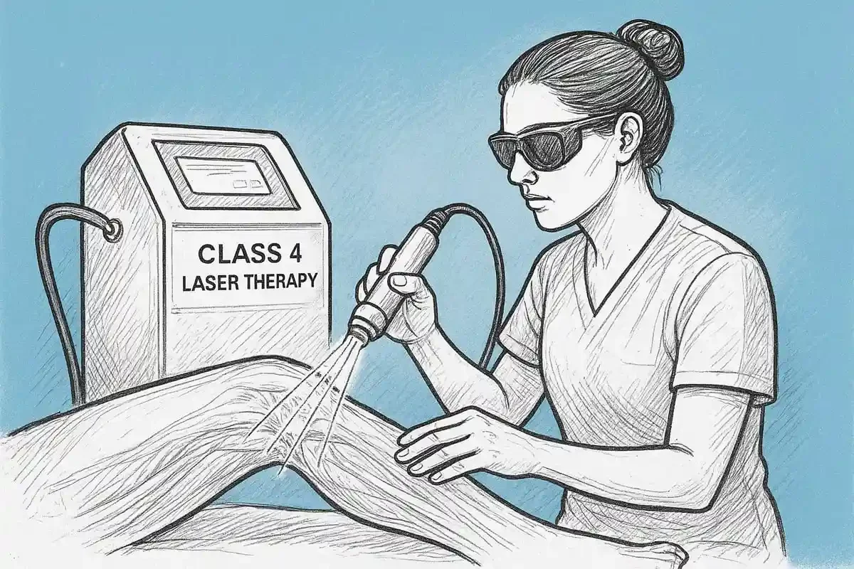 Class 4 laser therapy treatment