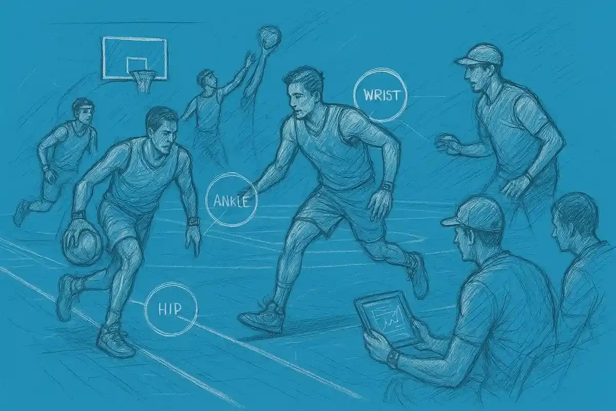 Common basketball injury sites