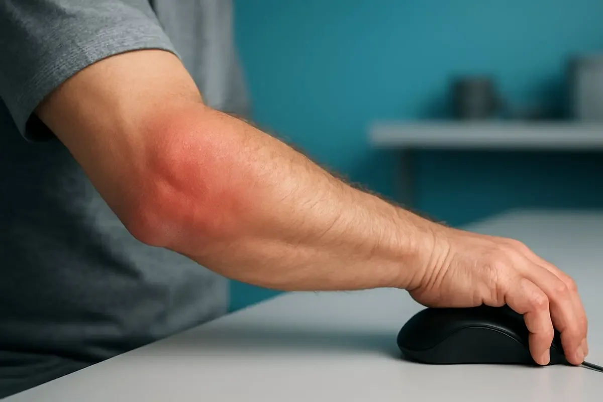 Location of tennis elbow