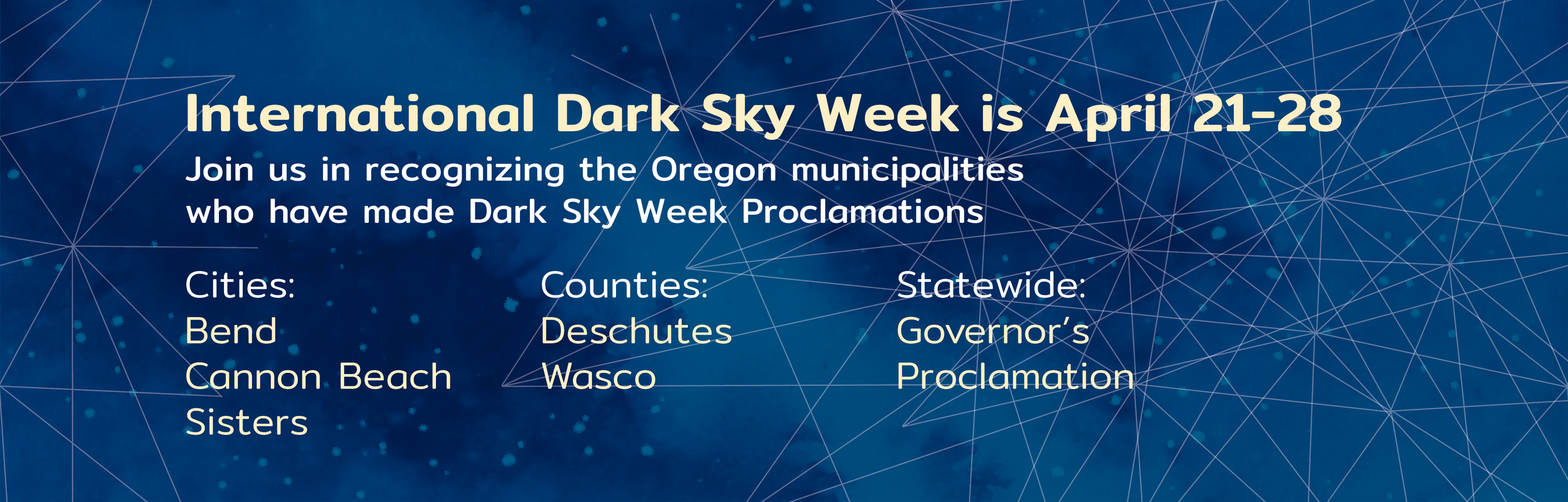 International Dark Sky Week 