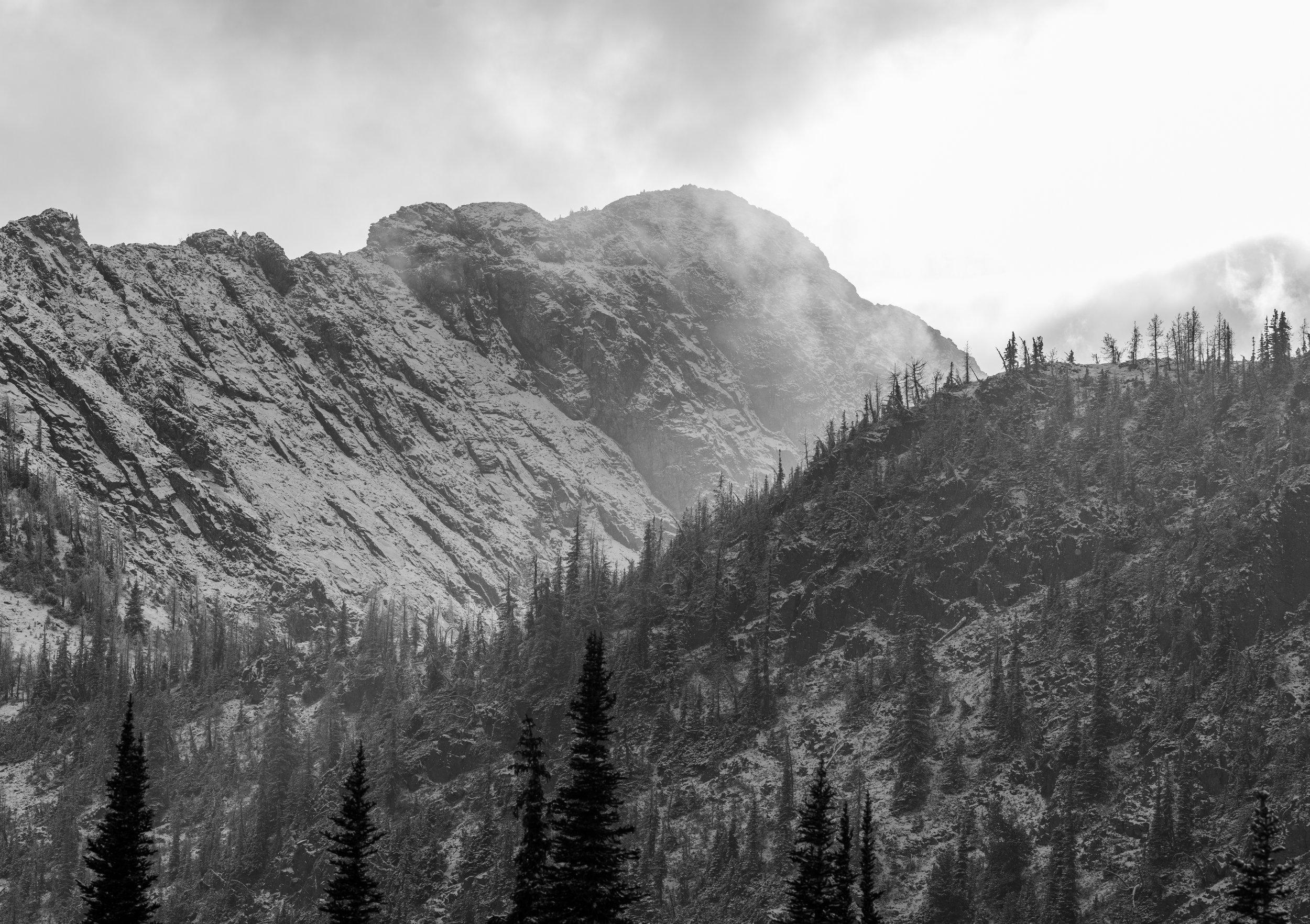 First Snow Tatie Peak B+W.jpg