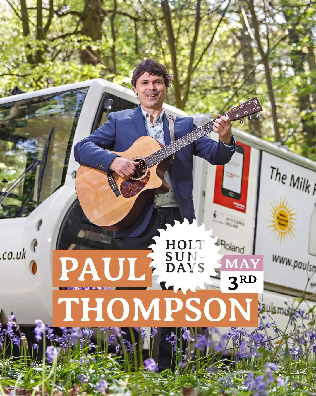 WHAT&rsquo;S ON THIS MARKET?

As if 80+ brilliant makers were not enough, we&rsquo;ve also got  extra entertainment hitting the streets of Holt this May.

We&rsquo;re delighted to say that Paul Thompson will be joining us, bringing live music into th