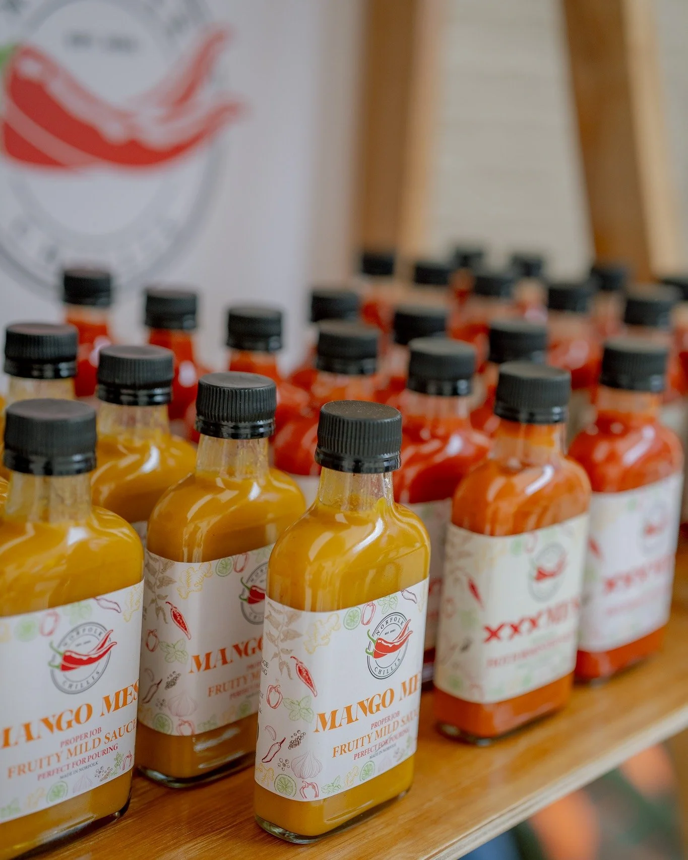 BRINGING THE HEAT 🌶️

If you like your Sundays with a bit of a kick, you'll want to find @norfolkchillis at the June market.

Jesse grows chillis in rural Norfolk and turns them small-batch fermented sauces, hot chilli honey and snacks. Once you've 