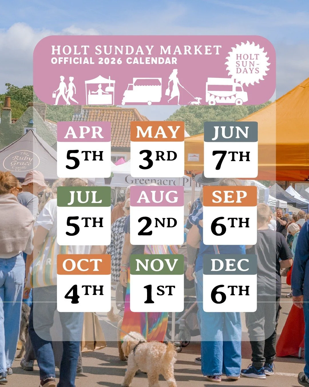 Almost the least exciting post you'll see this year... *

A blimmin' boring calendar graphic plastered with blimmin' dates! Yawnwest! And yet, somehow, this will end up being one of the most shared in 2026.

So here it is again... no gimmicks, no tri