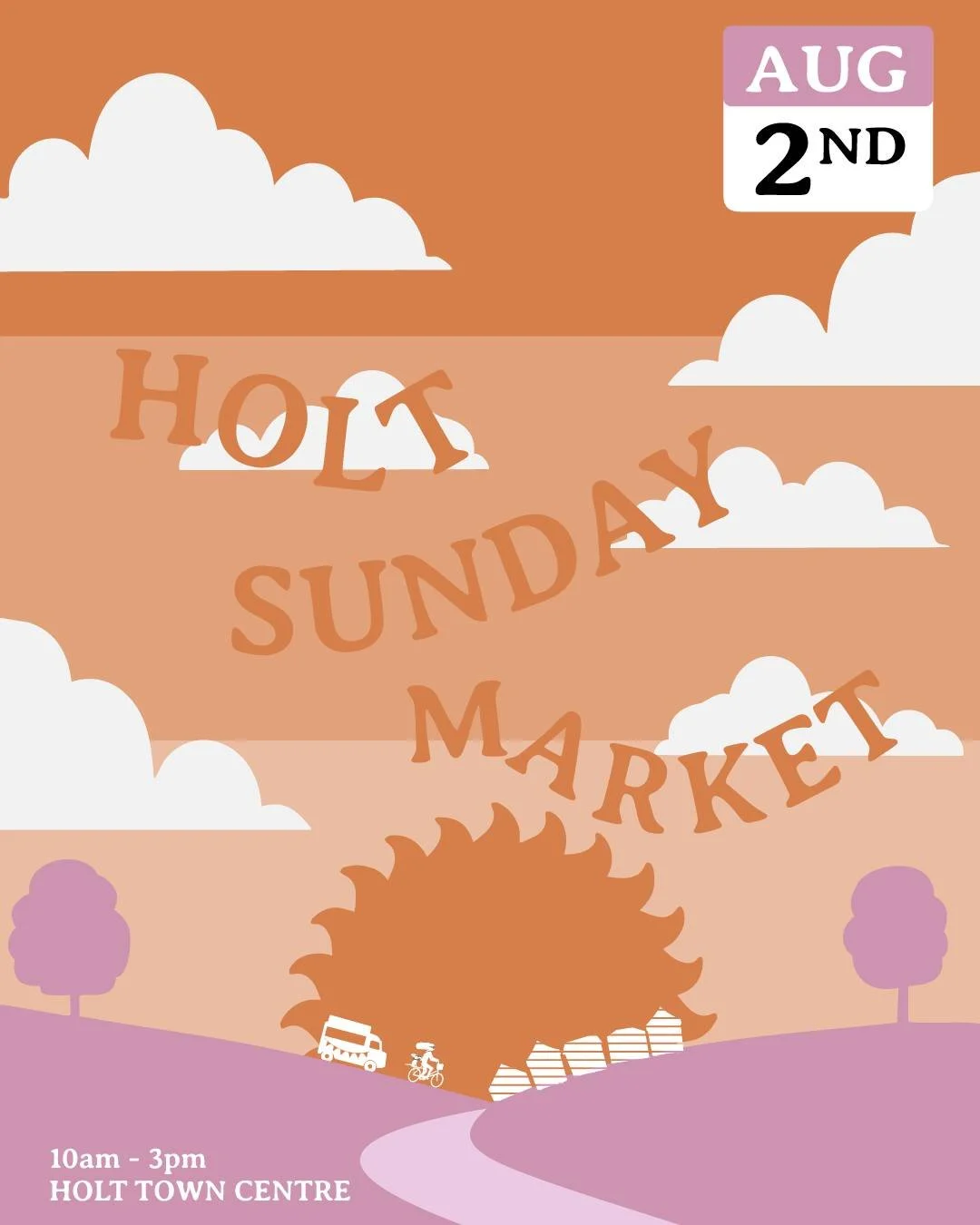 Happy Happy Market Day Team!

Don't tell the other months, but August market is our favourite. See you in a couple of hours after we're set up.

Trading: 10:00-15:00
Makers, growers, vendors, food trucks, demonstrations, independent shopping galore..