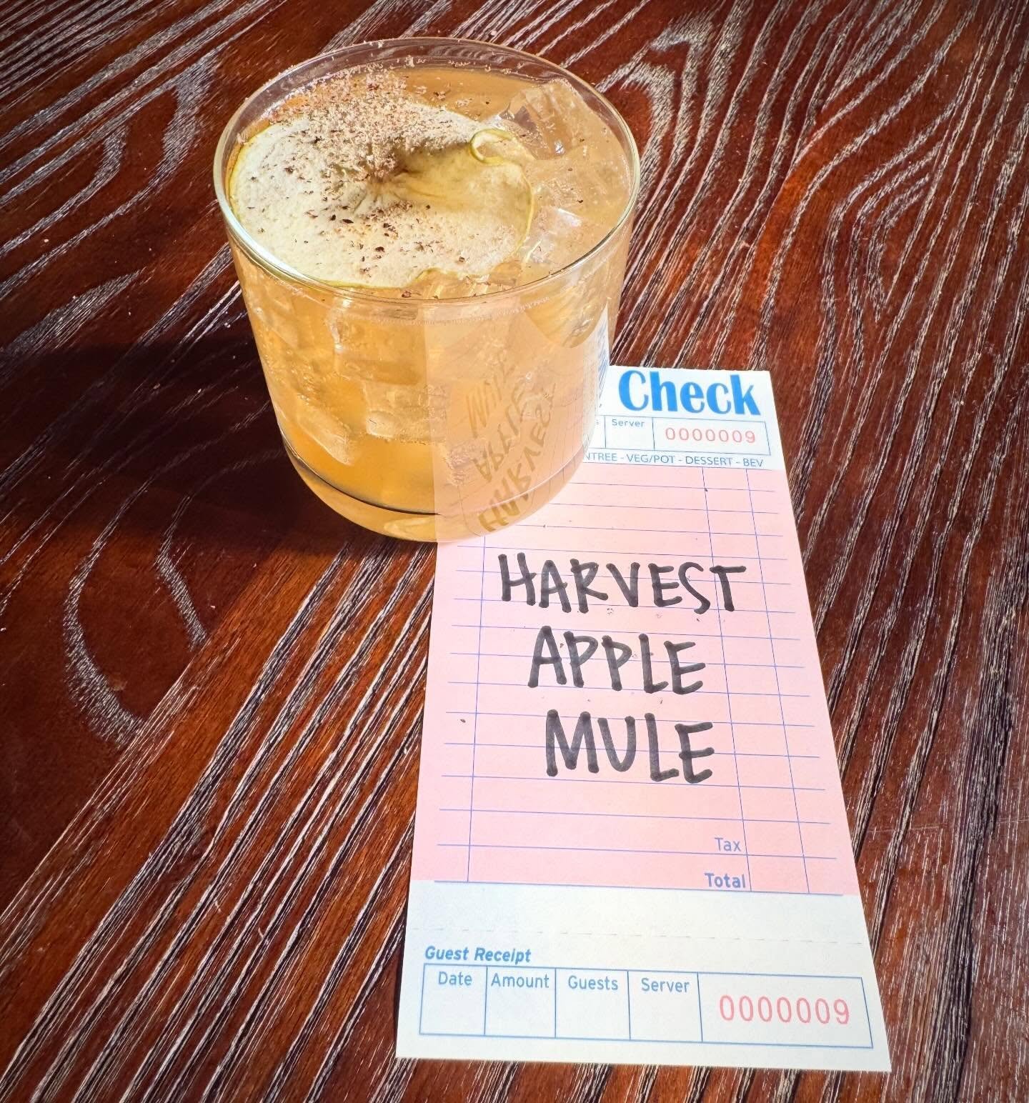 Final weeks to enjoy our Harvest Mule! 🍏🍂🫚 We mix your favorite vodka with spiced cider, fresh lemon, &amp; local ginger beer. Garnished with a dehydrated apple slice and fresh ground nutmeg. Spring is right around the corner &amp; our summer menu