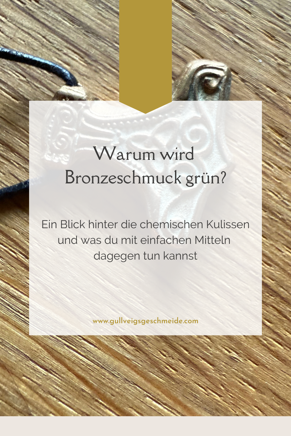 Warum wird Bronzeschmuck grün?