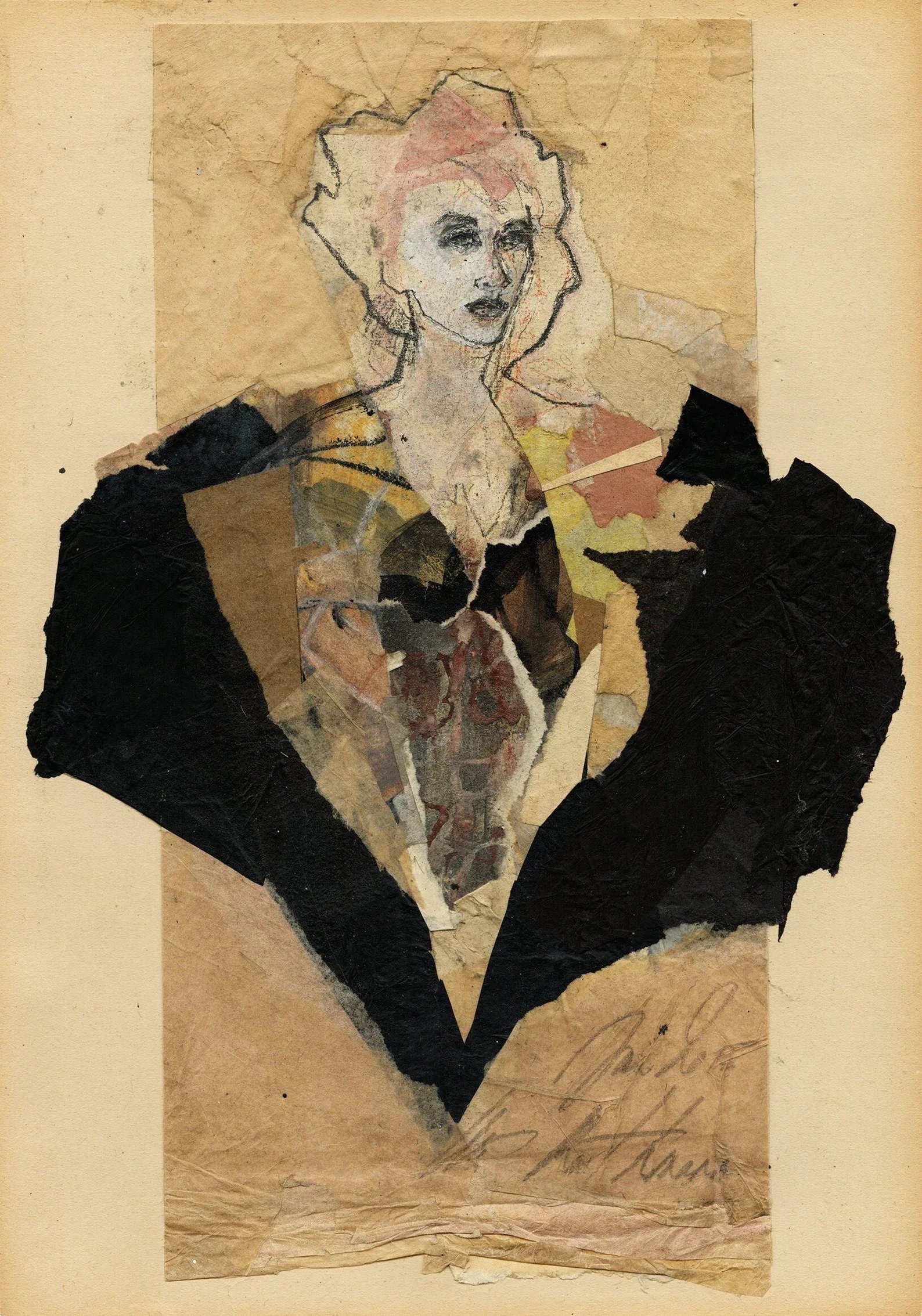 Original drawing, "Hommage à Leonor Fini XXIV"