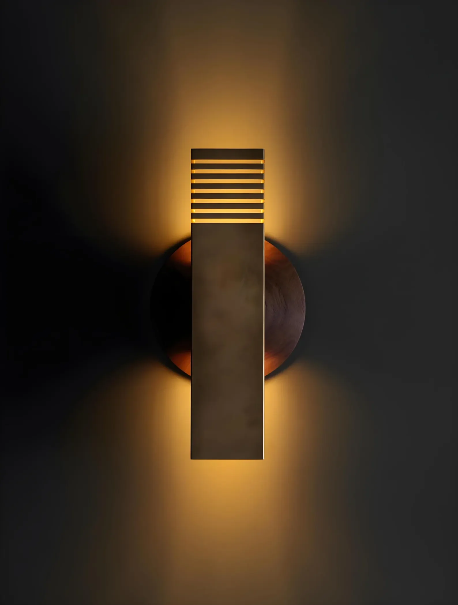 Mid Century Brass Sconce